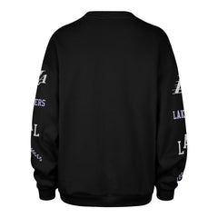 Los Angeles Lakers '47 Women's 2025/26 City Edition Go Big Oversized Sweatshirt Black - 47 brand