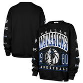 Dallas Mavericks '47 Women's 2025/26 City Edition Go Big Oversized Sweatshirt Black - 47 brand