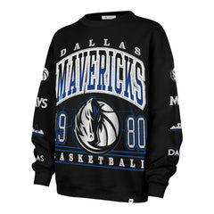 Dallas Mavericks '47 Women's 2025/26 City Edition Go Big Oversized Sweatshirt Black - 47 brand