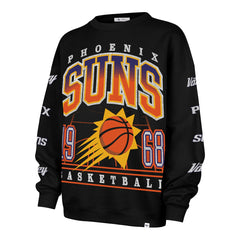 Phoenix Suns '47 Women's 2025/26 City Edition Go Big Oversized Sweatshirt Black - 47 brand