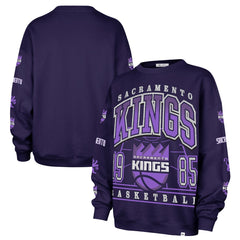 Sacramento Kings '47 Women's 2025/26 City Edition Go Big Oversized Sweatshirt Purple - 47 brand