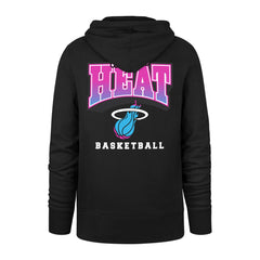 Miami Heat '47 2025/26 City Edition Jab Step Headline Hoodie Black - 47 brand