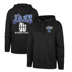 Utah Jazz '47 2025/26 City Edition Jab Step Headline Hoodie Black - 47 brand