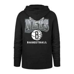 Brooklyn Nets '47 2025/26 City Edition Jab Step Headline Hoodie Black - 47 brand
