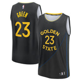Draymond Green Golden State Warriors Fast Break Replica Player Jersey Statement Editi- Black - Fanatics