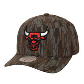 Chicago Bulls Hidden Pro-Crown Adjustable Hat Camo - Mitchell & Ness