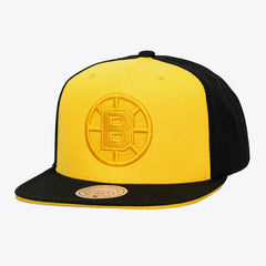 Boston Bruins Mitchell & Ness Color Pop Snapback Hat - Gold/Black | US 202986762