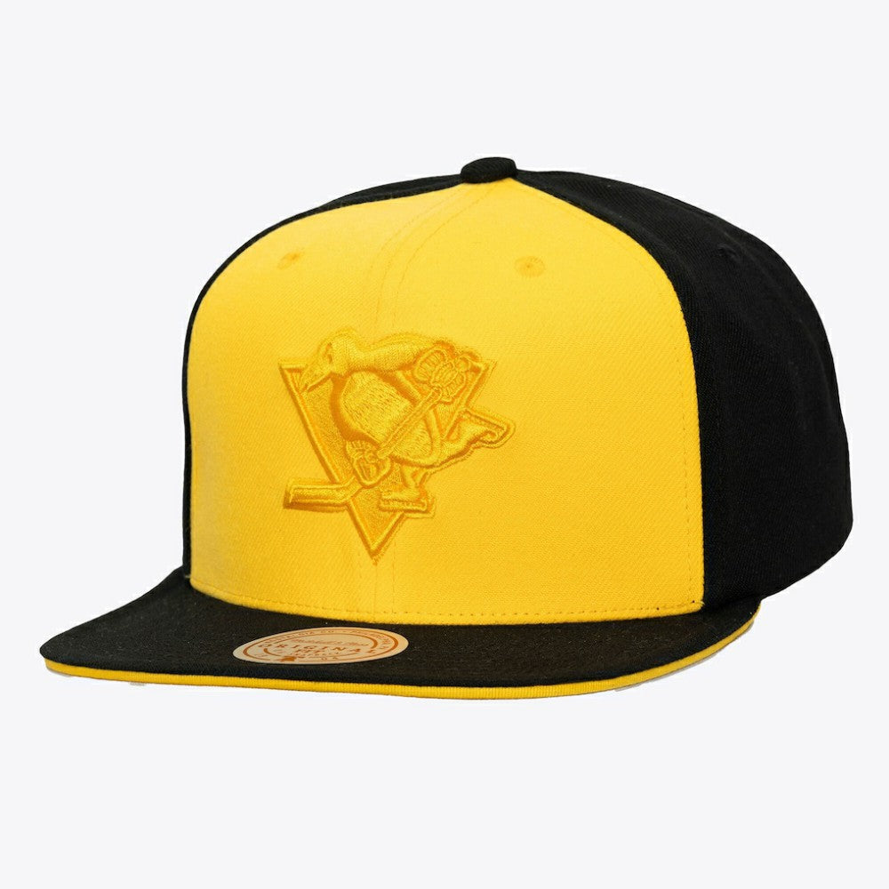 Pittsburgh Penguins Mitchell & Ness Color Pop Snapback Hat - Gold/Black | US 202986765