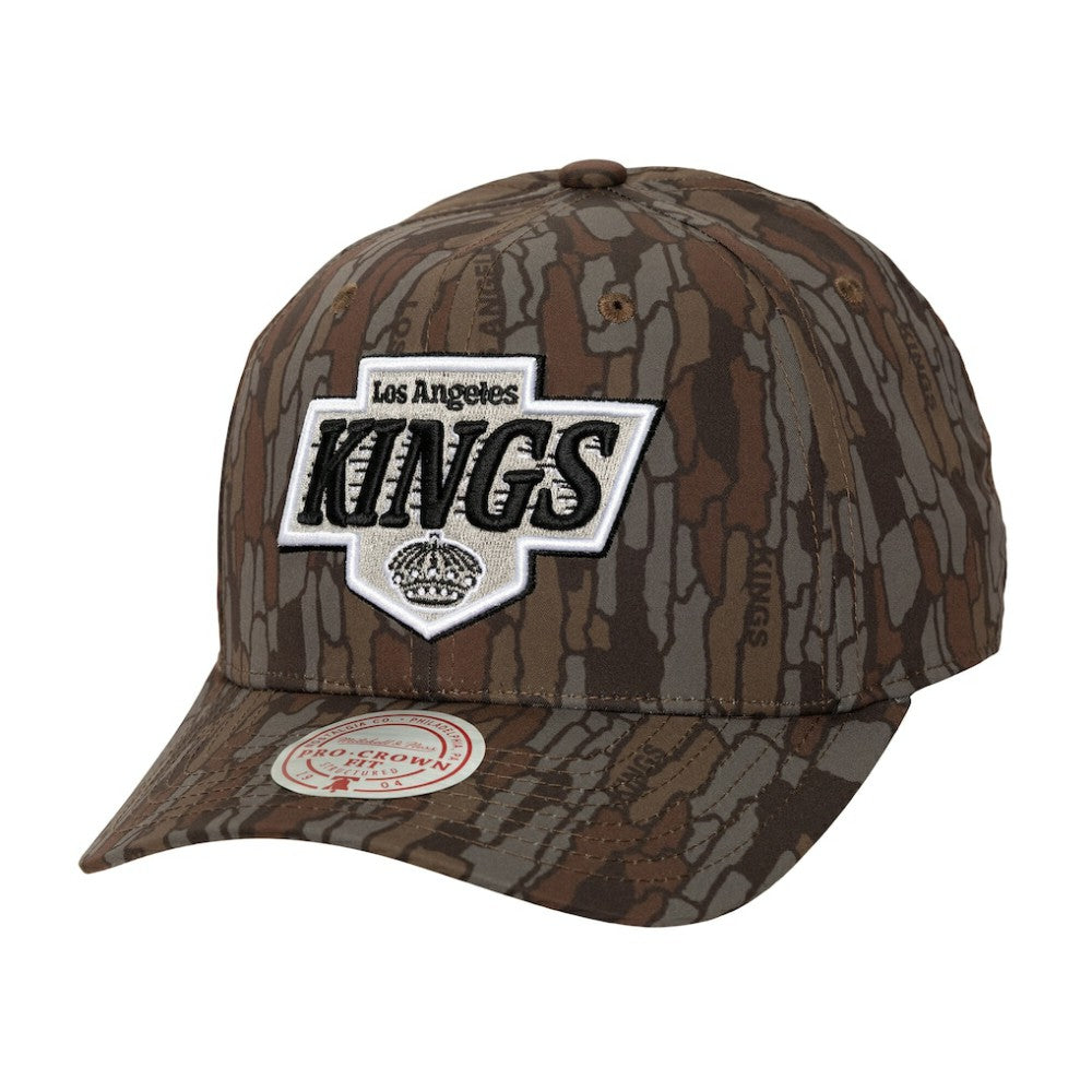 Los Angeles Kings Mitchell & Ness Hidden Camo Pro Crown Adjustable Hat - Camo | US 202986778