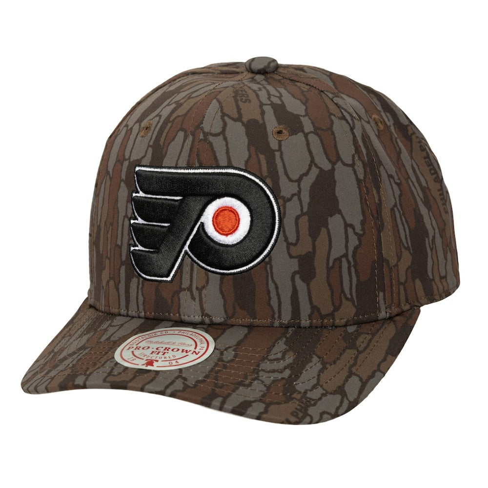 Philadelphia Flyers Mitchell & Ness Hidden Camo Pro Crown Adjustable Hat - Camo | US 202986781