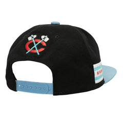 Chicago Blackhawks Mitchell & Ness Core Team Special Snapback Hat - Black | US 202986786