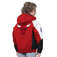 Chicago Bulls Starter Youth All Time Pro Jr. Full-Zip Hoodie Jacket Red/Black