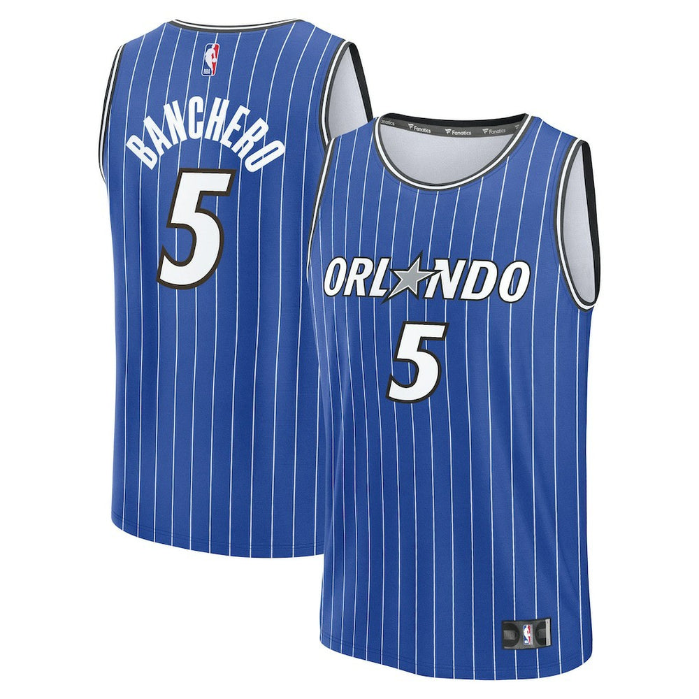 Paolo Banchero Orlando Magic Fast Break Replica Player Jersey Icon Edition Blue - Fanatics