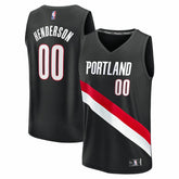 Scoot Henderson Portland Trail Blazers Youth Fast Break Replica Player Jersey Icon Edition Black - Fanatics outlet