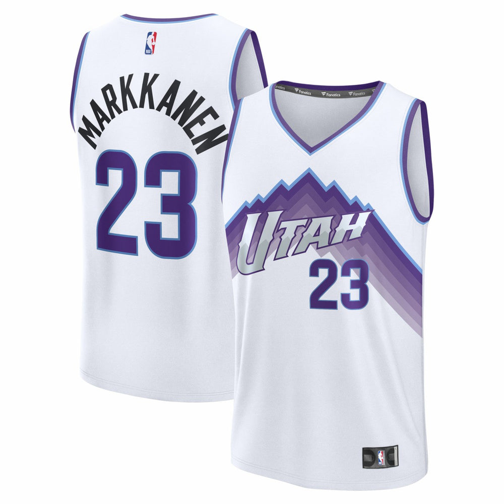 Lauri Markkanen Utah Jazz Youth Fast Break Replica Jersey Association Edition White - Fanatics