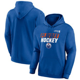 Edmonton Oilers Fanatics 2025 Stanley Cup Playoffs Breakout Fleece Pullover Hoodie - Royal | US 202988714