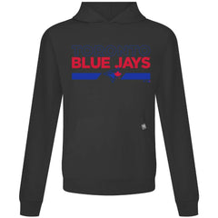 Toronto Blue Jays Levelwear City Connect Relay No Hitter Pullover Hoodie - Black Hoodies