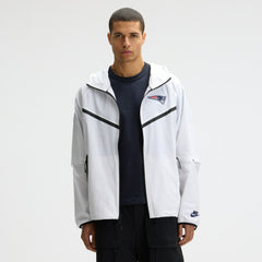 New England Patriots 2025 Rivalries Collection Tech Raglan Full-Zip Jacket - White Jackets