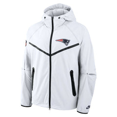 New England Patriots 2025 Rivalries Collection Tech Raglan Full-Zip Jacket - White Jackets