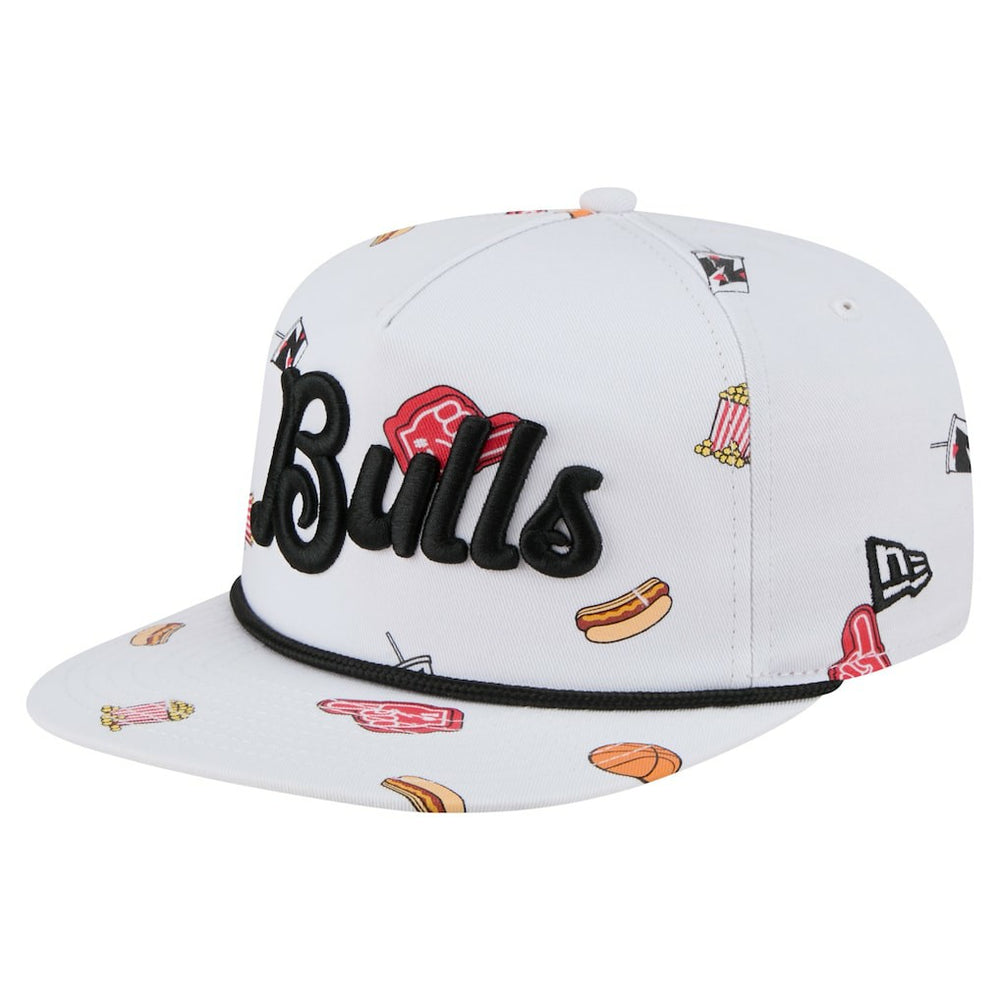 Chicago Bulls Team Cheer Rope 19TWENTY Adjustable Hat White - New Era outlet