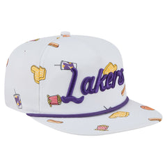 Los Angeles Lakers Team Cheer Rope 19TWENTY Adjustable Hat White - New Era