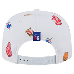 Philadelphia 76ers Team Cheer Rope 19TWENTY Adjustable Hat White - New Era