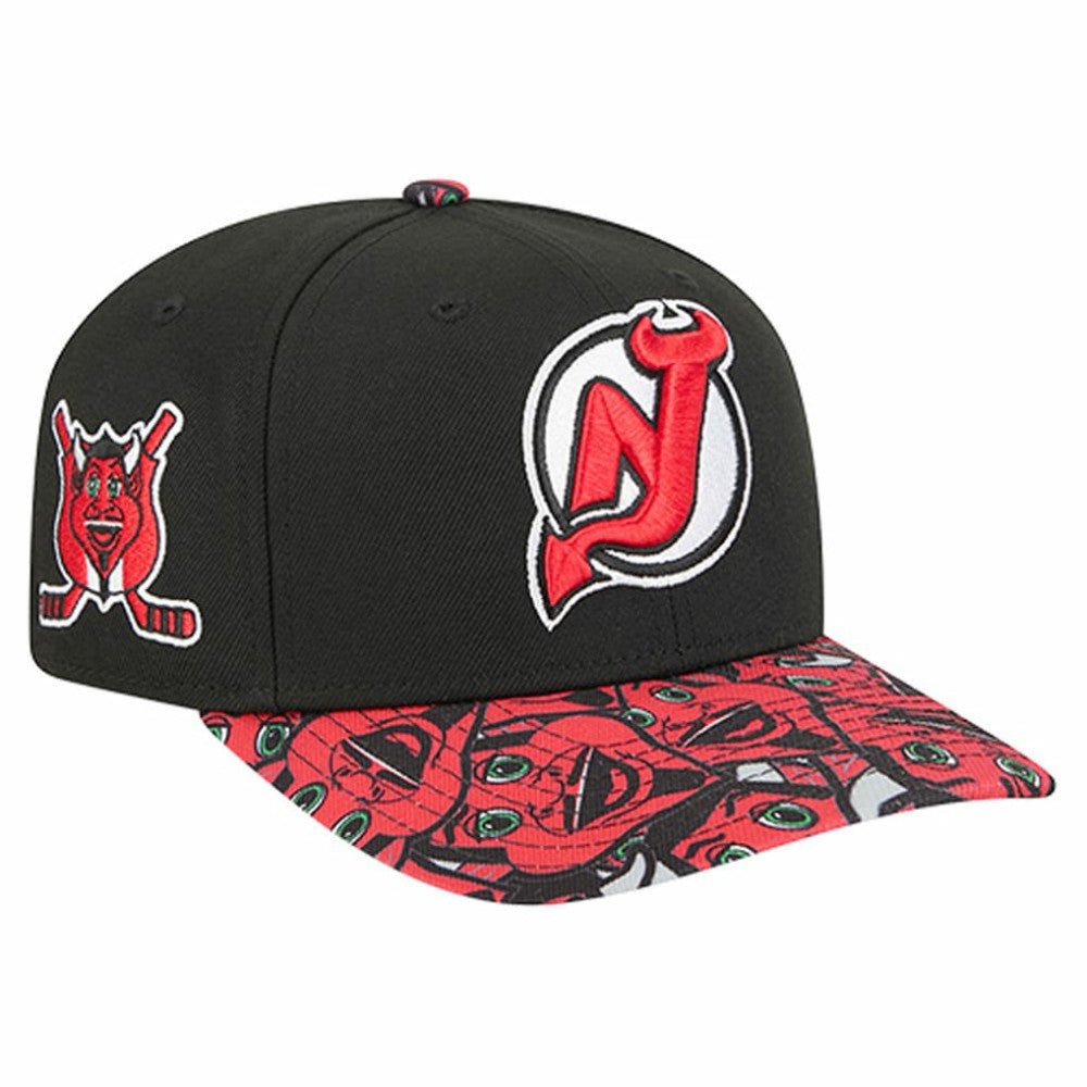 New Jersey Devils New Era Mascot Visor 9SEVENTY Adjustable Hat - Black | US 202989679