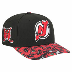 New Jersey Devils New Era Mascot Visor 9SEVENTY Adjustable Hat - Black | US 202989679