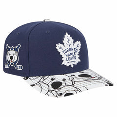Toronto Maple Leafs New Era Mascot Visor 9SEVENTY Adjustable Hat - Blue | US 202989683