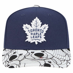 Toronto Maple Leafs New Era Mascot Visor 9SEVENTY Adjustable Hat - Blue | US 202989683