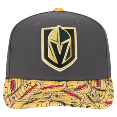 Vegas Golden Knights New Era Mascot Visor 9SEVENTY Adjustable Hat - Grey | US 202989684