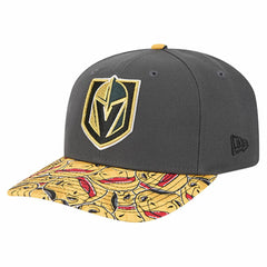 Vegas Golden Knights New Era Mascot Visor 9SEVENTY Adjustable Hat - Grey | US 202989684
