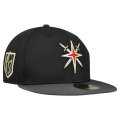 Vegas Golden Knights New Era Mesh Crown Two-Tone 59FIFTY Fitted Hat - Black/Gray | US 202989693