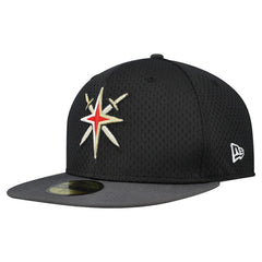 Vegas Golden Knights New Era Mesh Crown Two-Tone 59FIFTY Fitted Hat - Black/Gray | US 202989693