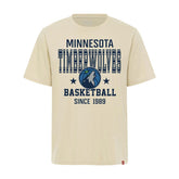 Minnesota Timberwolves Sportiqe Unisex Duke Premium T-Shirt Cream