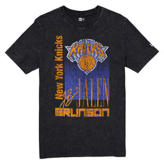 Jalen Brunson New York Knicks Full Court Press Mineral Wash Player T-Shirt Black - New Era