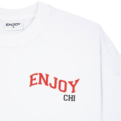 Enjoy Basketball x Chicago Bulls Unisex Hoop Enthusiast Capsule Collection T-Shirt - White outlet