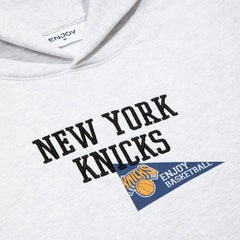 Enjoy Basketball x New York Knicks Unisex Hoop Enthusiast Capsule Collection Pullover Hoodie - Heather Gray outlet
