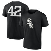 Chicago White Sox Jackie Robinson Day Name & Number T-Shirt - Black T-shirts