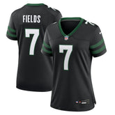 Justin Fields New York Jets Women's Alternate Game Jersey - Black Jerseys