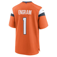 Evan Engram Denver Broncos Team Game Jersey - Orange Jerseys