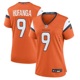 Talanoa Hufanga Denver Broncos Women's Team Game Jersey - Orange Jerseys