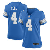 D.J. Reed Detroit Lions Women's Team Game Jersey - Blue Jerseys