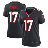 Braxton Berrios Houston Texans Women's Team Game Jersey - Navy Jerseys