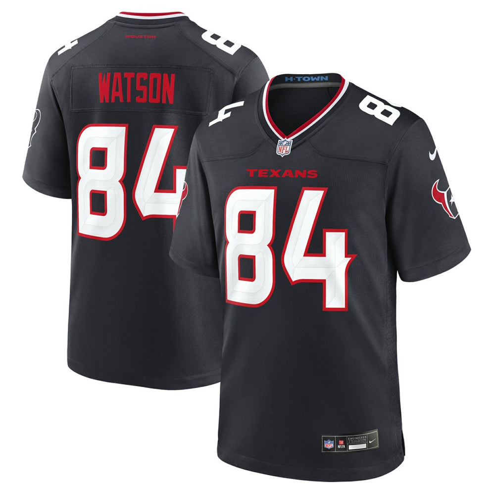 Justin Watson Houston Texans Team Game Jersey - Navy Jerseys