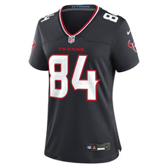 Justin Watson Houston Texans Women's Team Game Jersey - Navy Jerseys
