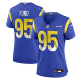 Poona Ford Los Angeles Rams Women's Team Game Jersey - Royal Jerseys