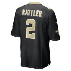 Spencer Rattler New Orleans Saints Team Game Jersey - Black Jerseys