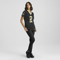 Spencer Rattler New Orleans Saints Women's Team Game Jersey - Black Jerseys