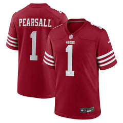 Ricky Pearsall San Francisco 49ers Team Game Jersey - Scarlet Jerseys
